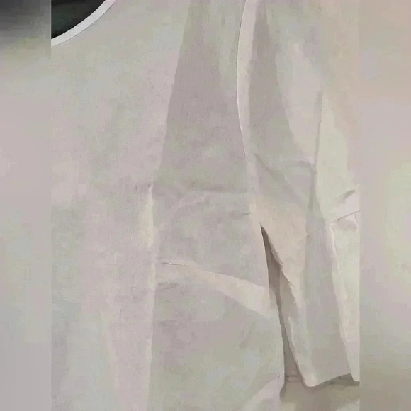 White cotton blouse, Izod, sz s/p - Picture 10 of 14